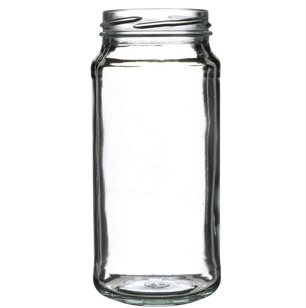 Glass Jar: 16 oz. Straight Sided Flint Jar  Glass Jar: 16 oz. Straight  Sided Flint Jar