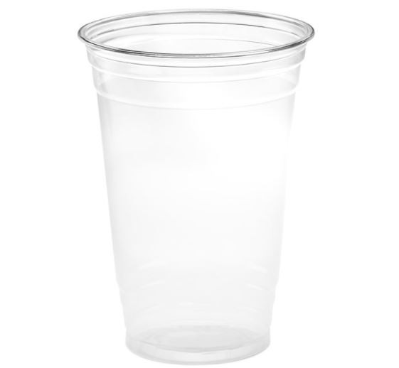 20 oz Clear PET Plastic Cups, 98mm (1000/Case) KEVIDKO