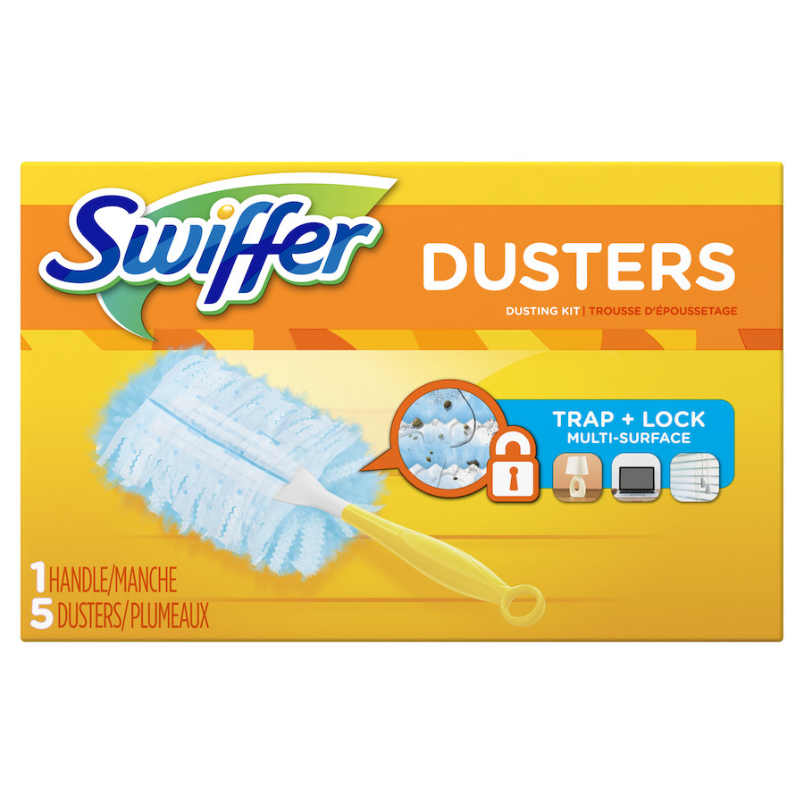 Swiffer Feather Dusters Multi-Surface Duster Refills, Bamboo, White, 1 - View #9