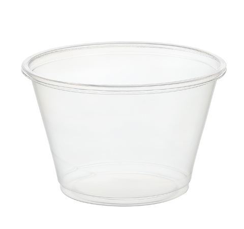 PORTION CUP 4OZ CLEAR,  PP,  50/50