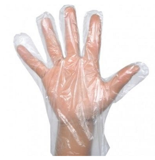 Clear Poly Gloves Small (500/Box)