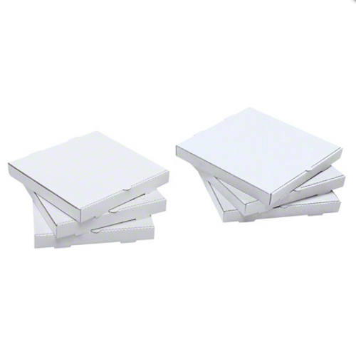 12" Plain White Pizza Box (50/Case)
