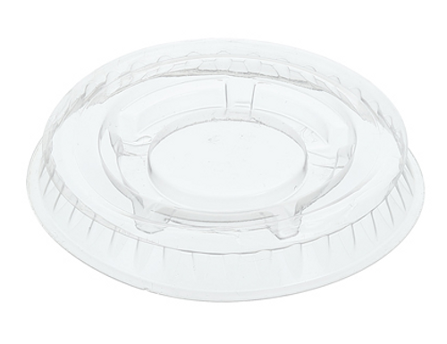 Clear Snap-Fit Lids for .75 & 1 oz Clear PP Portion Cups (2500/Case)