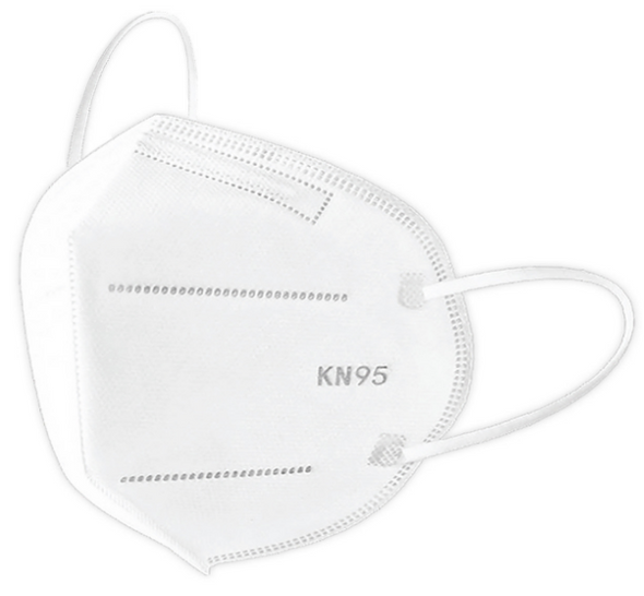 White KN95 Earloop Mask (15/Box)