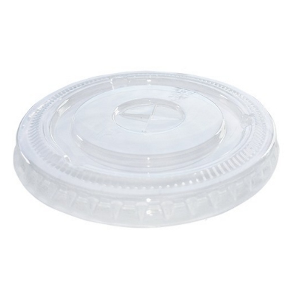 78mm Straw Slot Flat Lids for 7, 8, 10 oz PET Cups (1000/Case)