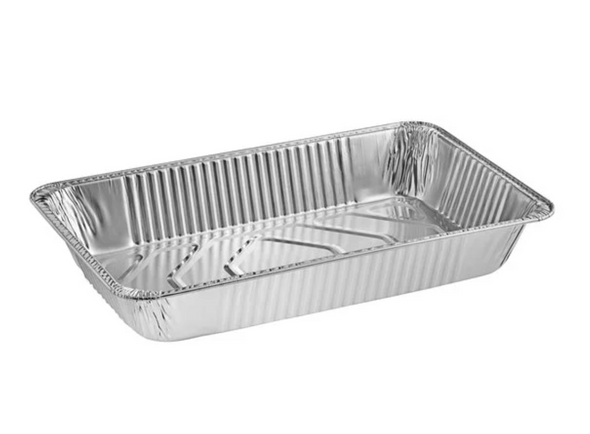 Full Size Deep Heavy Duty Aluminum Foil Steam Table Pan (50/Case)