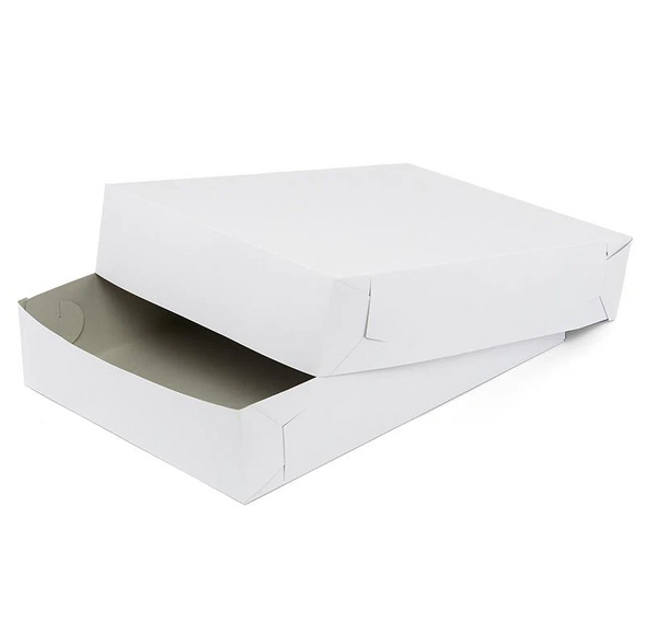  10x10x5 White Cake Box, Pack of 50: Home & Kitchen