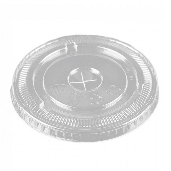 95mm Straw Slot Flat Lid for 95mm Boba Cups (1000/Case)