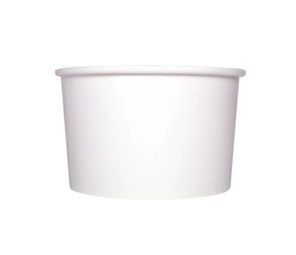 127mm 20 oz White Paper Food Container (600/Case)