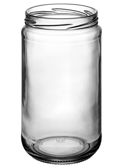 82-2040 Lug 24 oz Wide Mouth Glass Salsa Jar (12/Case)