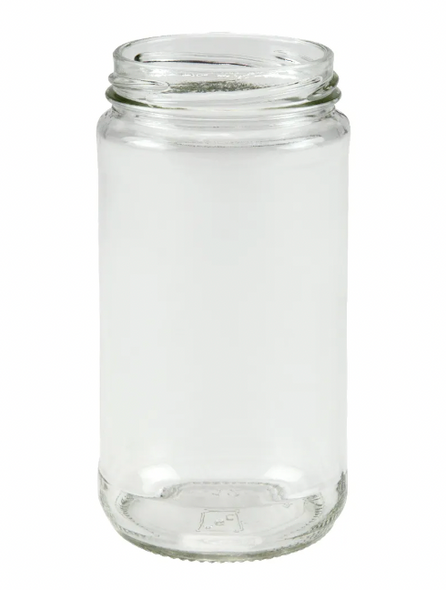 63-2030 Lug 12 oz Clear Flint Glass Paragon Tall Jar (12/Case)