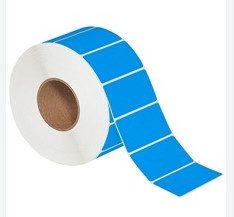 THL137BE 4x2" Blue Thermal Transfer Labels, 3" Core (12,000/Case)