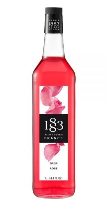 1883 Rose Syrup, 1L Glass Bottle (1/Each)