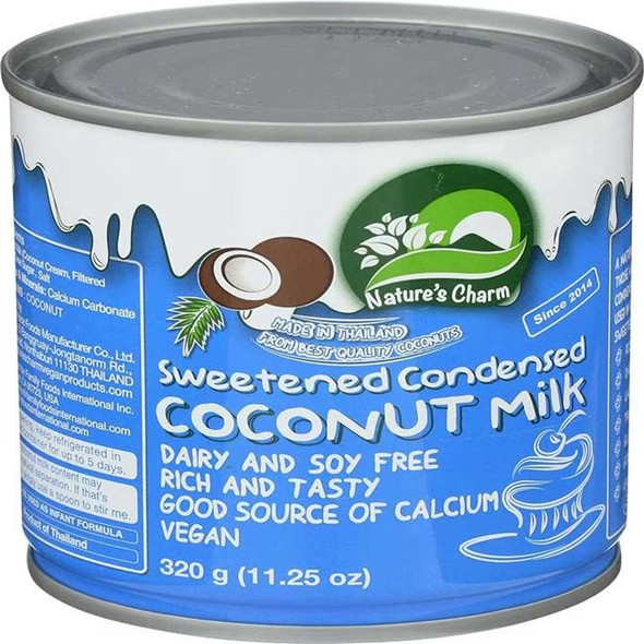 Nature's Charm Sweetened Condensed Coconut Milk, 11.25 oz Can (6/Case)