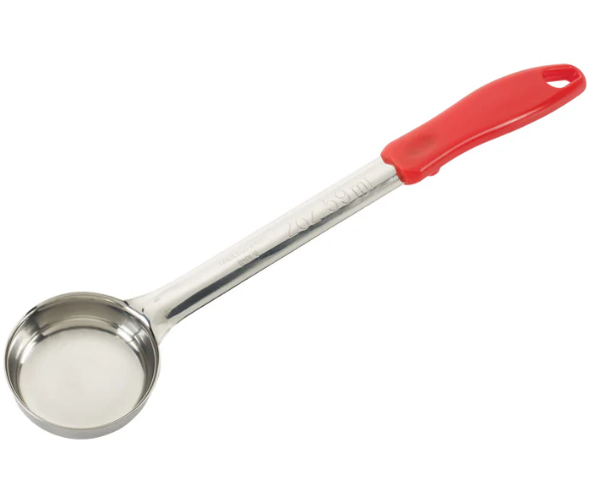 FPS-2 2 oz. Solid Stainless Steel Portion Spoon