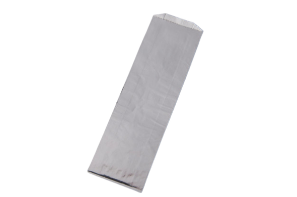 3.5 x 1.5 x 12" Foil Footlong Hot Dog Bags (1,000/Case)