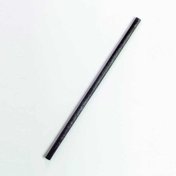 Greenprint 5.9" x 6mm Unwrapped Black Agave Cocktail Straws (2,000/Case) – Product View