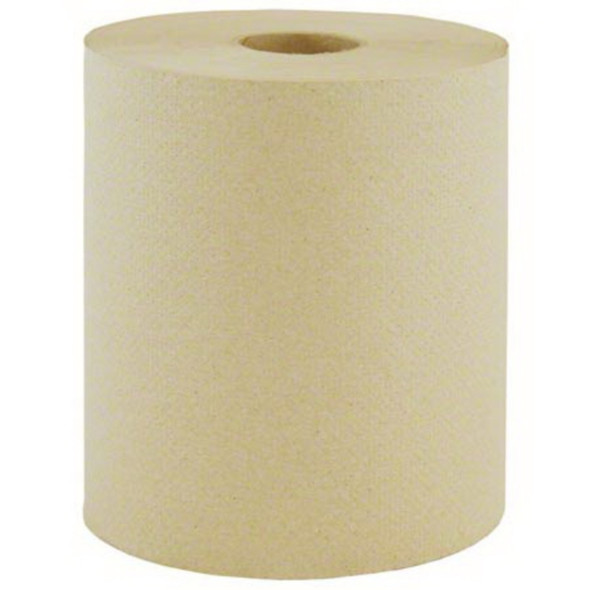 600' Natural Kraft Paper Towel Rolls (12/Case)