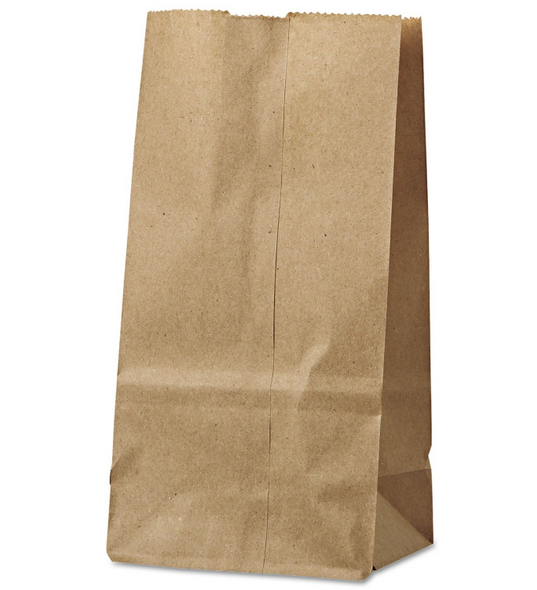 #12 Paper Grocery Bag Natural Kraft (500/Bundle)