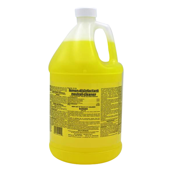 One Step Lemon Disinfectant & Neutral pH All Purpose Cleaner, Concentrated, 1 Gallon (4/Case)