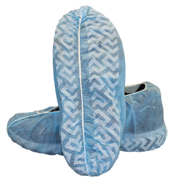 Disposable Shoe Covers, Non-Slip with Tread - 2X-Large (100/Bag)