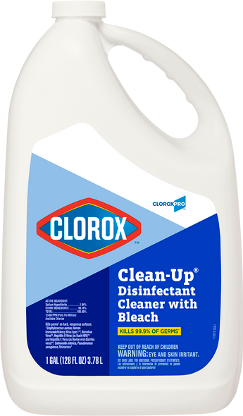 Clorox Clean-Up Disinfectant Cleaner w/ Bleach 1 Gallon (4/Case)