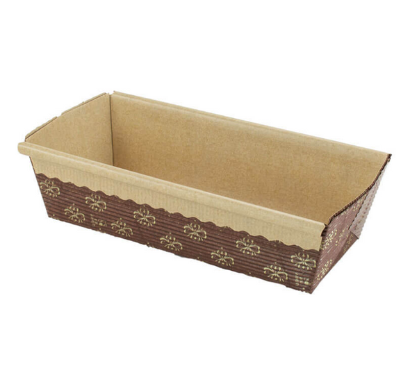 6x2.5x2" Plum Cake Loaf Baking Mold, Microcorrugated (900/Case) *Now with 900 per case*