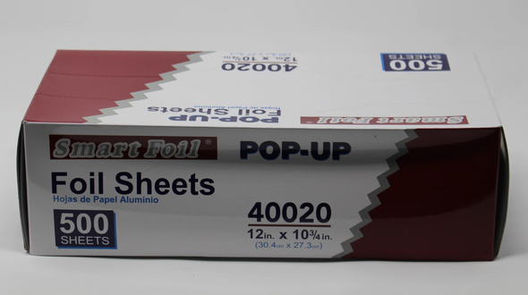 12x10.75" Pop Up Foil Sheets, 500 Sheets (6/Case)