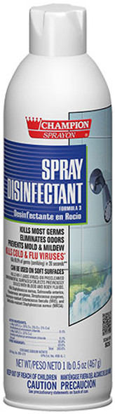 Spray Disinfectant, Hospital Type, 16.5 oz (1/Each)