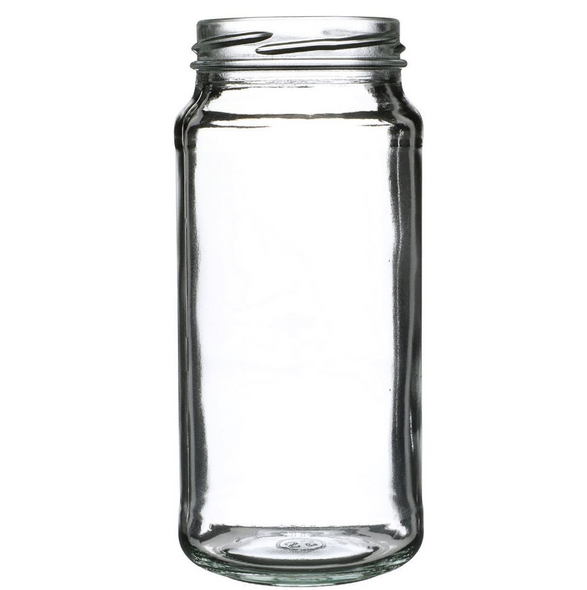 63-2030 Lug 16 oz Clear Flint Glass Paragon Tall Jar (12/Case)