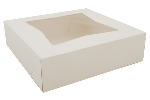 Kootek Cake Boxes with Window 24pcs 10x10x5 Inches Bakery Boxes Pastry