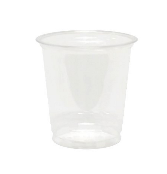 8 oz Clear PET Plastic Cups, 78mm (1000/Case)