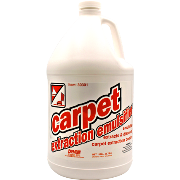 Carpet Extraction Emulsifier, Super Concentrated Steam & Extraction Cleaner, 1 Gallon (4/Case)