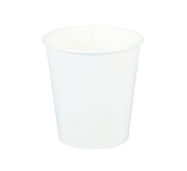 10 oz Squat White Paper Hot Cup, 90mm (1000/Case)