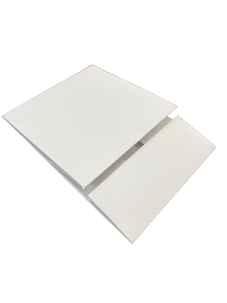 5x5x2" White Auto Tuck Top Paper Box for Sushi, Sandwiches, Baked Goods (100/Case)