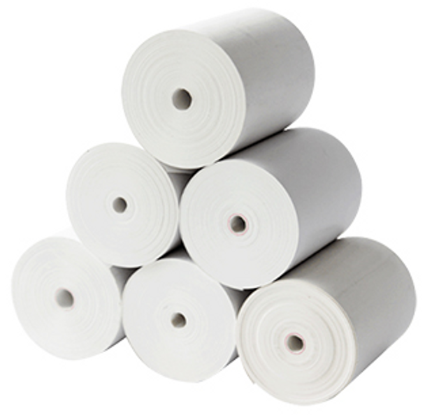 3 1/8 x 220' Thermal Paper Register Roll, Coreless (50/Case)