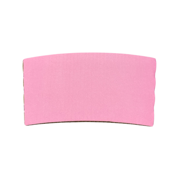Solex Pink Coffee Cup Sleeves, Preassembled (1000/Case)