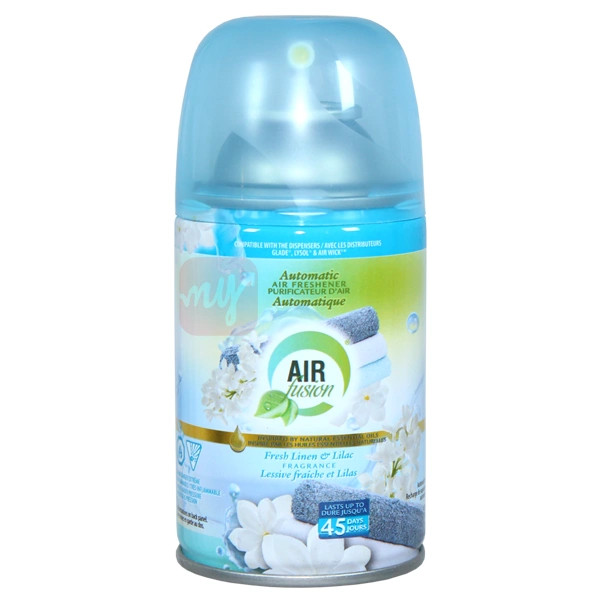 Air Fusion Linen & Lilac Automatic Air Freshener Refill (12/Case