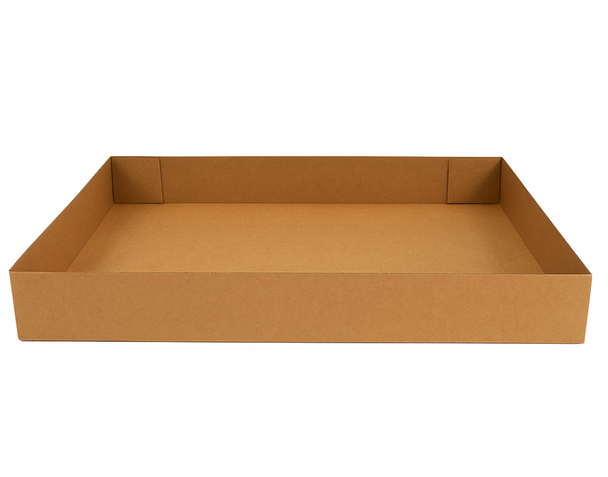 #3 Kraft Donut Tray, Automatic, 17x11x2.5" (150/Case)