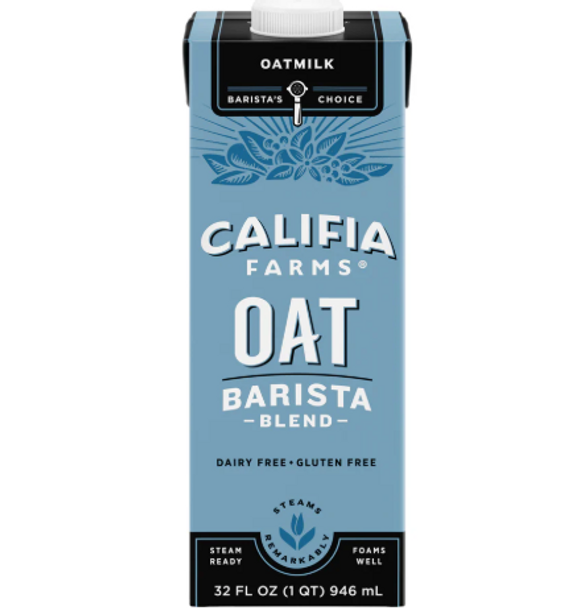 Califia Barista Oat Milk, 32 oz (12/Case)