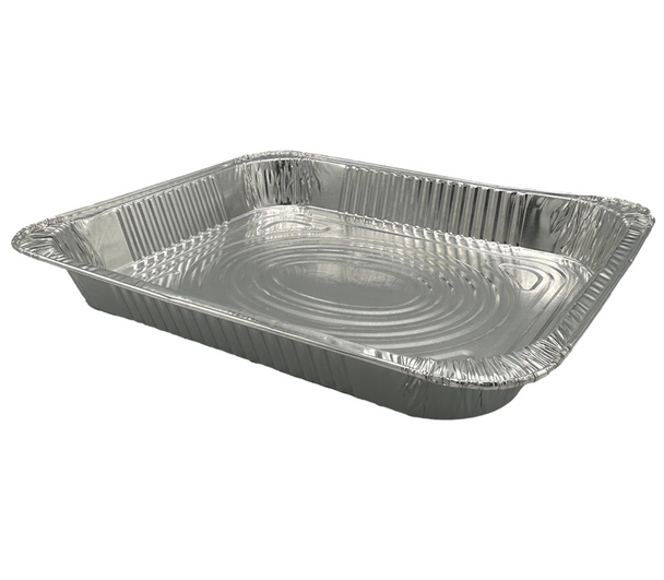 Heavy Duty Half Size Shallow Aluminum Foil Steam Table Pan (100/Case)