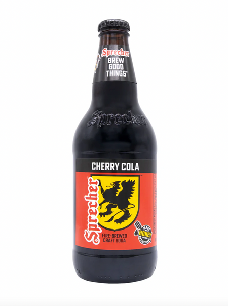 Sprecher Cherry Cola 16 oz Glass Bottle (24/Case)