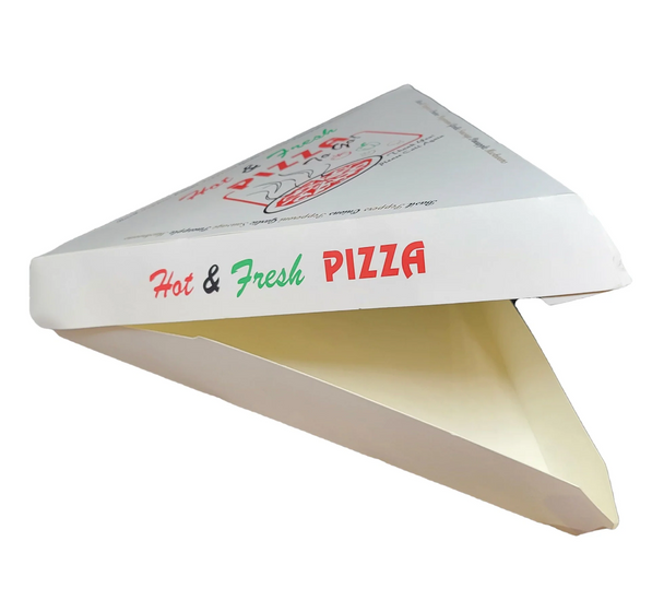 Single Slice Chipboard Pizza Box, Stock Print (400/Case)