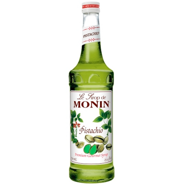 Monin Pistachio Syrup, 750ml Glass Bottle (1/Each)