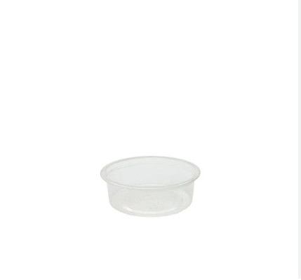 2 oz Clear Compostable PLA Portion Cups (2,000/Case)