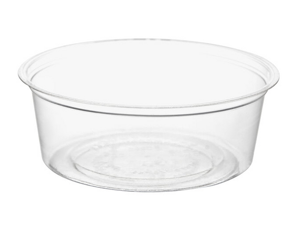 Solex 2 oz Squat Clear Compostable PLA Portion Cups (2,000/Case)