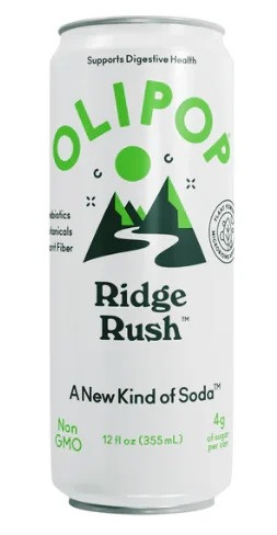 Olipop Ridge Rush Prebiotic Soda, 12 oz Can (12/Case)