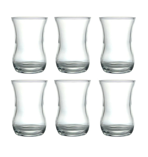 Kamar Barik Tea Glass, 4.5 oz, Model C502 (6/Pack)
