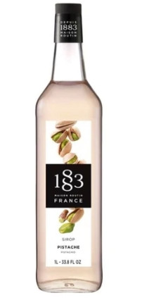 1883 Pistachio Syrup, 1L Glass Bottle (1/Each)