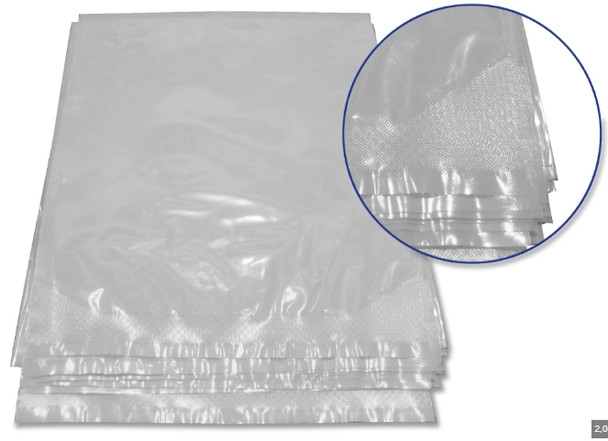 10x24" 3 Mil Angle Seal Cook & Chill Bags (800/Case)